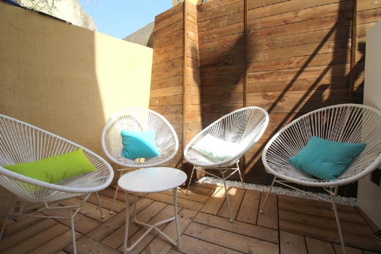 Nice Booking - Atelier Du Vieux Nice Terrasse Exterior foto